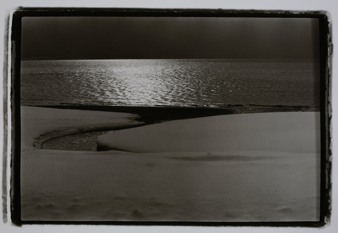 Snow Stream Shimmering Sea
